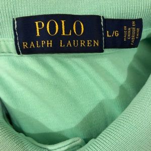 Polo by Ralph Lauren Shirts - Polo Ralph Lauren Mint Green Polo Shirt L Polo by Ralph Lauren Shirts - Polo Ralph Lauren Mint Green Polo Shirt L